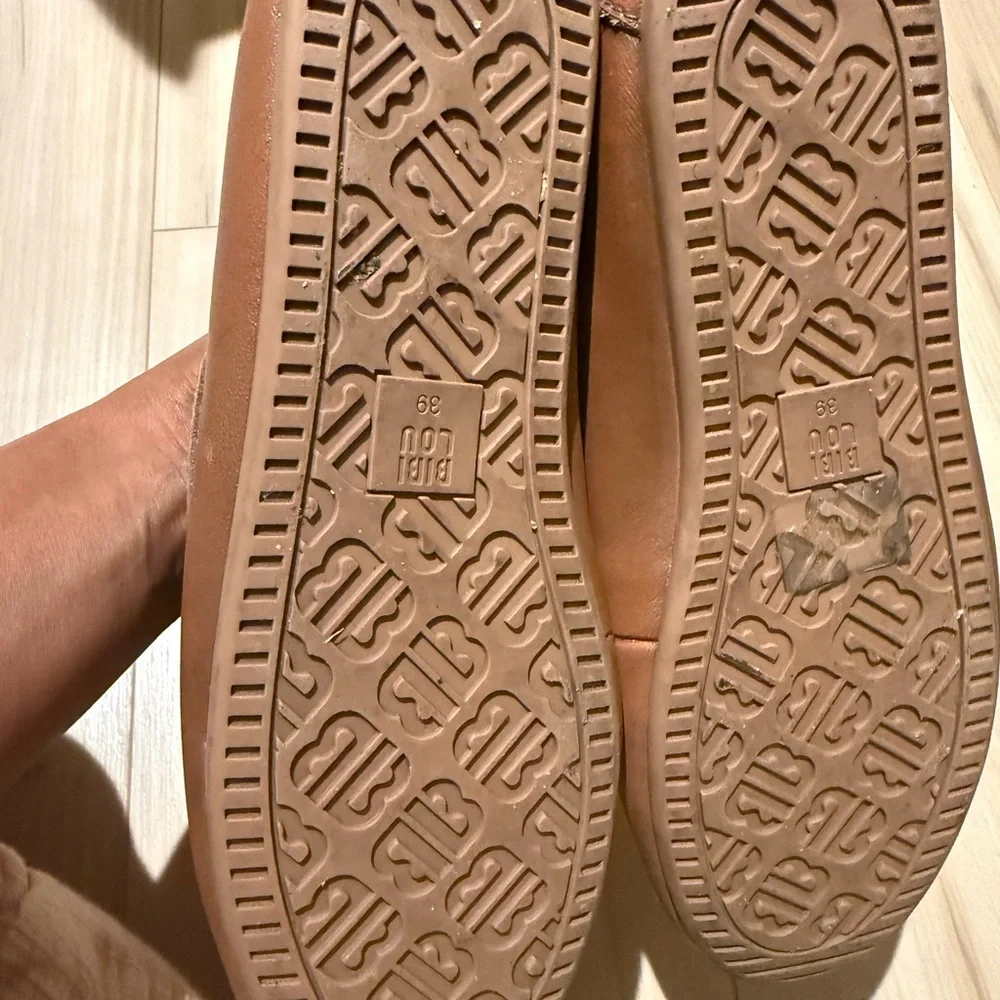 Bibi Lou Women's Leather Moccasin Loafers - Brown - Picture 2 of 2